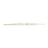 Kép 2/5 - Fossil All Stacked Up Howlite női karkötő - JF04443710