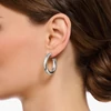 Kép 2/2 - Thomas Sabo közepes karika fülbevaló - CR636-001-21