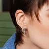 Kép 3/4 - Ania Haie ezüst fél pár fülbevaló - E059-01H