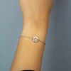 Kép 2/2 - NANA KAY silver trends ezüst kör karkötő - ST2096