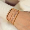 Kép 2/3 - Ania Haie aranyozott ezüst karkötő 18,5 cm - B068-01G