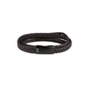 Kép 1/3 - AZE Iron Three String Brown-Black karkötő 21 cm - AZ-BL002-C-210
