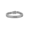 Kép 2/3 - AZE Double V-Inox karkötő 21 cm - AZ-BM003-A-210