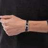 Kép 2/2 - Boss Kode férfi karkötő 19 cm - HBJ1580783M