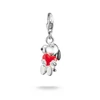 Kép 1/3 - Thomas Sabo Charm Club Peanuts Snoopy piros szívvel charm - 2226-664-10
