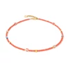 Kép 2/4 - Coeur De Lion Joyful Colours Flex gold-orange karkötő - 4460/30-0216