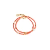 Kép 1/4 - Coeur De Lion Joyful Colours Flex gold-orange karkötő - 4460/30-0216