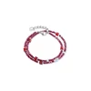 Kép 1/4 - Coeur De Lion Joyful Colours Flex silver-red karkötő - 4460/30-0317