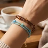 Kép 3/4 - Coeur De Lion Joyful Colours Flex gold-brown karkötő - 4460/30-1116