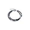 Kép 1/4 - Coeur De Lion Joyful Colours Flex silver-black karkötő - 4460/30-1317
