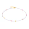 Kép 2/4 - Coeur De Lion Joyful Colours Flex gold-pink karkötő - 4460/30-1916