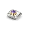 Kép 2/3 - Nomination "Lila virág " charm - 030615-001