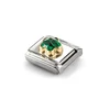 Kép 2/3 - Nomination "Zöld virág " charm - 030615-004