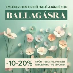 Ballagási ajánlat egyes üzleteinkben