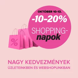 Itt az őszi Shopping-napok!