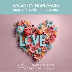 Valentin napi akció egyes üzleteinkben