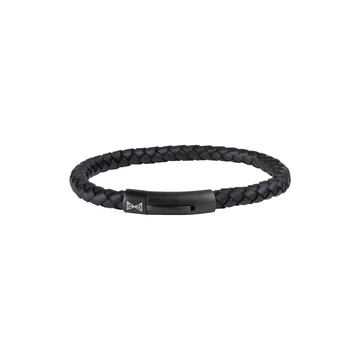 AZE Iron Single String Black On Black karkötő 21 cm - AZ-BL004-C-210