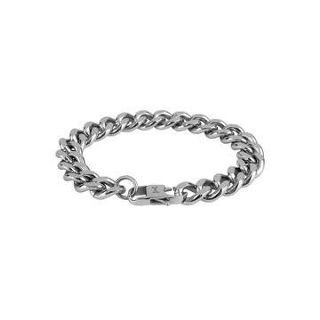 AZE Gourmette Full Flat Inox karkötő 21 cm - AZ-BM001-A-210