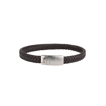 AZE Single Narrow String Brown karkötő 19,5 cm - AZ-BL010-E-195