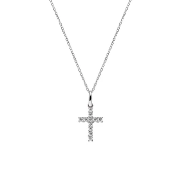 Amen ezüst Kereszt nyaklánc 47 cm - CRBB03