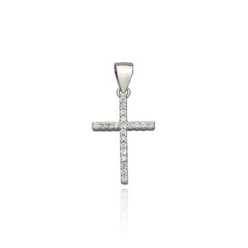 Ezüst kereszt medál - 09137-13