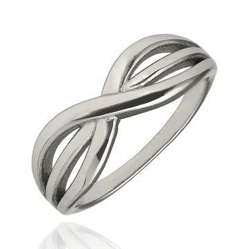 Ezüst gyűrű 52-es méret - 01102-6-52