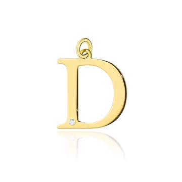 Arany "D" betű medál - Z069-Z-585-B0.005-D