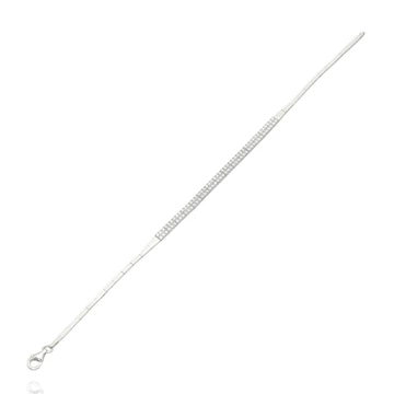 Fehér arany karlánc 19 cm - 07F118-2-TC_KT