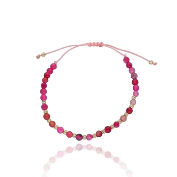 Arany órakísérő karkötő 19 cm - 07S217PINK