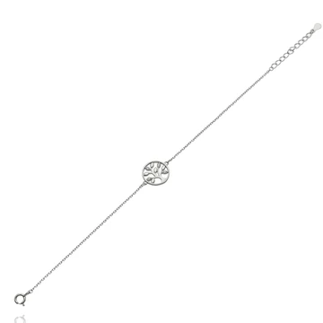 Ezüst Életfa karlánc 20 cm - 07118-133