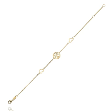 Arany Életfa karlánc 18 cm - 07S118-29