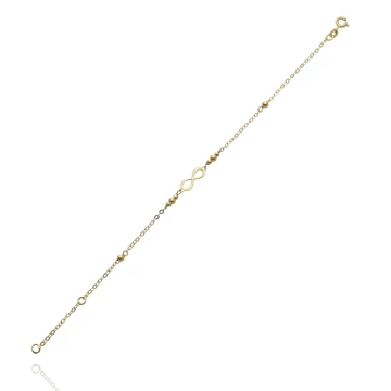 Arany végtelen karlánc 18 cm - 07S118-39