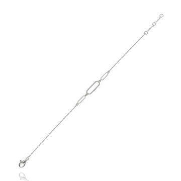 Fehér arany karlánc 17 cm - B55652