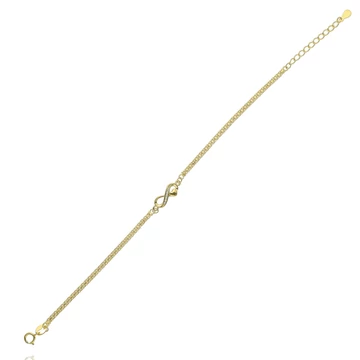 Ezüst végtelen karlánc 20 cm - 07118-186
