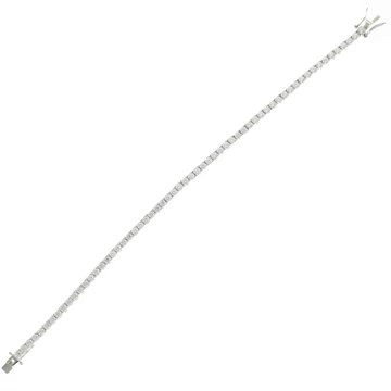 Ezüst tenisz karkötő 19 cm - 07224-5