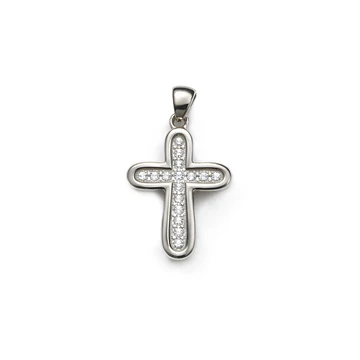 Ezüst kereszt medál - 09137-26