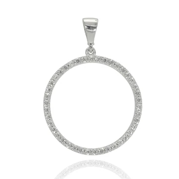 Fehér arany medál - UZ-PP1351-02_KT