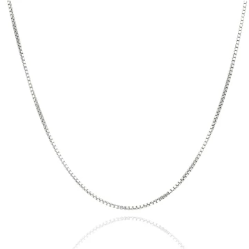 Fehér arany nyaklánc 40 cm - KVD012-W-40