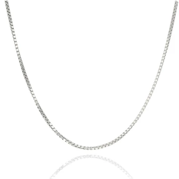 Fehér arany nyaklánc 40 cm - KVD015-W-40