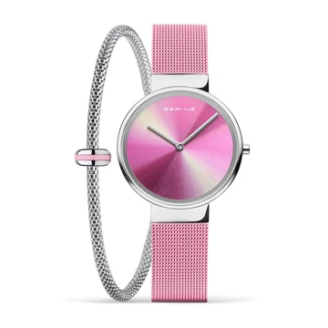 Bering Classic (Az IDŐ AZ ÉLET) női óra szett - 19031-999-GWP