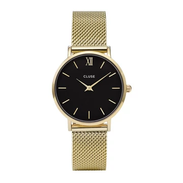 Cluse Minuit Mesh Gold Black női óra - CW0101203017