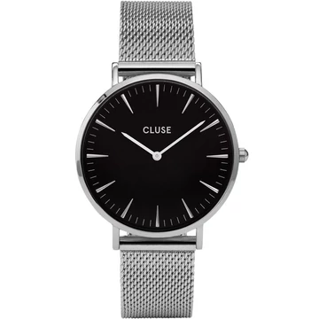 Cluse Boho Chic Mesh Silver Black női óra - CW0101201004