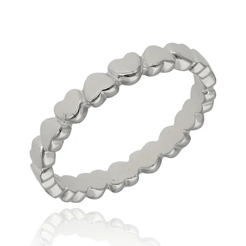 Ezüst gyűrű 49-es méret - 01102-5-49