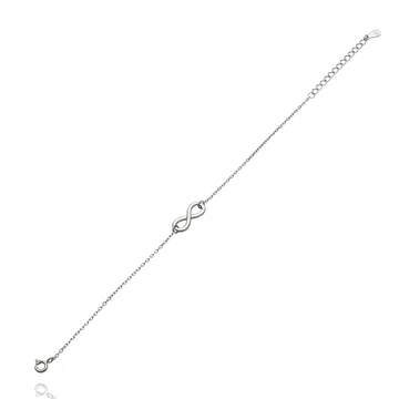 Ezüst végtelen karlánc 21 cm - 07118-89