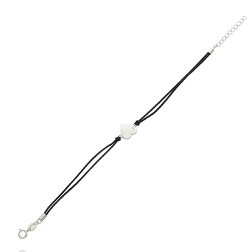 Ezüst szív karkötő 16 cm - 07BL139-04