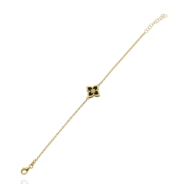 Arany virág karlánc 20 cm - 07SVIRBL