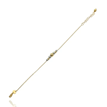 Arany karlánc 16-19 cm - A07SF118vbogyós
