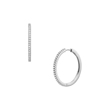 Fossil Ellis Pavé karika női fülbevaló - JA7274040