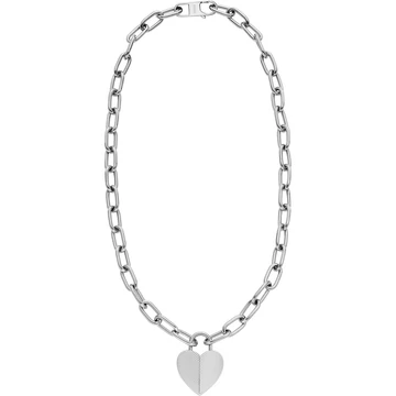 Fossil Harlow Linear Texture szív női nyaklánc - JF04657040