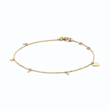 Jackie Gold L.O.V.E. arany karlánc - JKB20.030